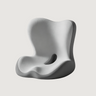 CloudNest Lumbar Support Cushion - Ergonomic Seat Cushion for Back Pain Relief at Office & Home